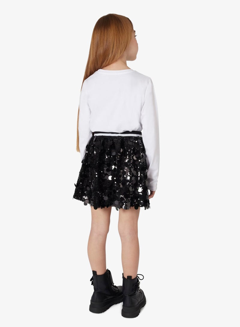 GUESS Kids Sequins Midi Skirt - Image 2