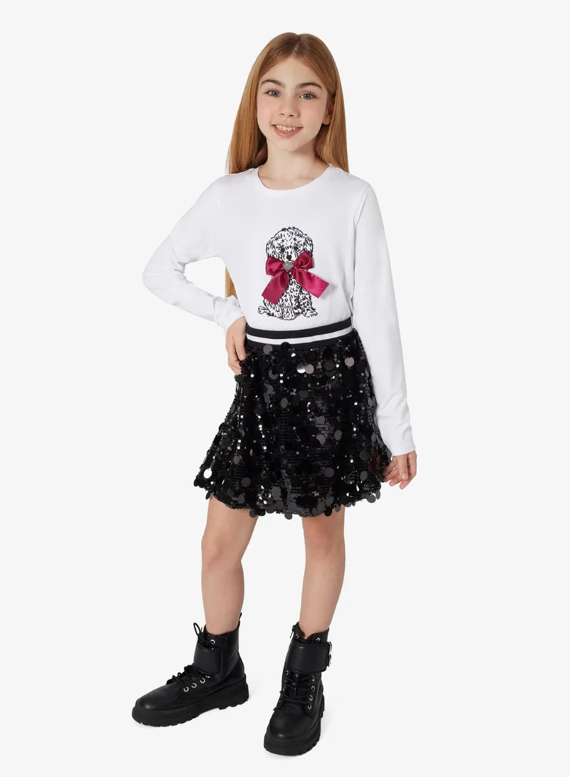 GUESS Kids Sequins Midi Skirt