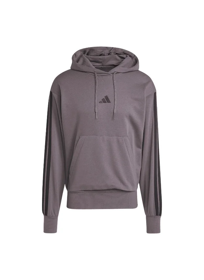 اديداس اوريجينالز adidas essentials three stripes french terry men hooded sweatshirt