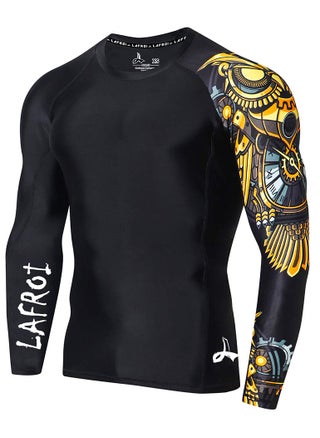 LAFROI Men's Long Sleeve UPF 50+ Baselayer Skins Performance Fit Compression Rash Guard-CLYYB Asym Time Manager Size XXL - pzsku/Z0A22F543FDA8CC536B4DZ/45/1749372379/6b2da169-38ea-4b4b-92e0-8e9faed14890
