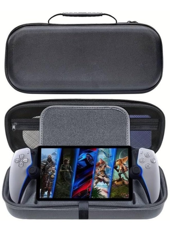 DOBE Portal storage cases EVA hard -shell game console storage bag handheld handler portable hand -style storage package for playstation PS5 Portal handheld dual zipper storage package - Image 2