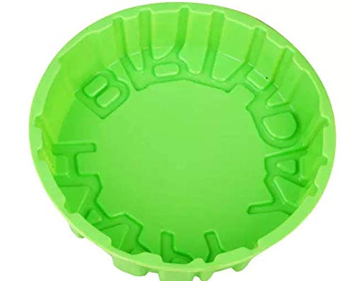 Grizzly® 1 Pc 3D Chocolate/Cake/Jelly Mould, Soft, Durable & Flexible Mould (Silicone Mould Design 9(Birthday Mould)) - Image 2