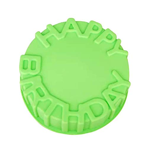 Grizzly® 1 Pc 3D Chocolate/Cake/Jelly Mould, Soft, Durable & Flexible Mould (Silicone Mould Design 9(Birthday Mould)) - Image 1