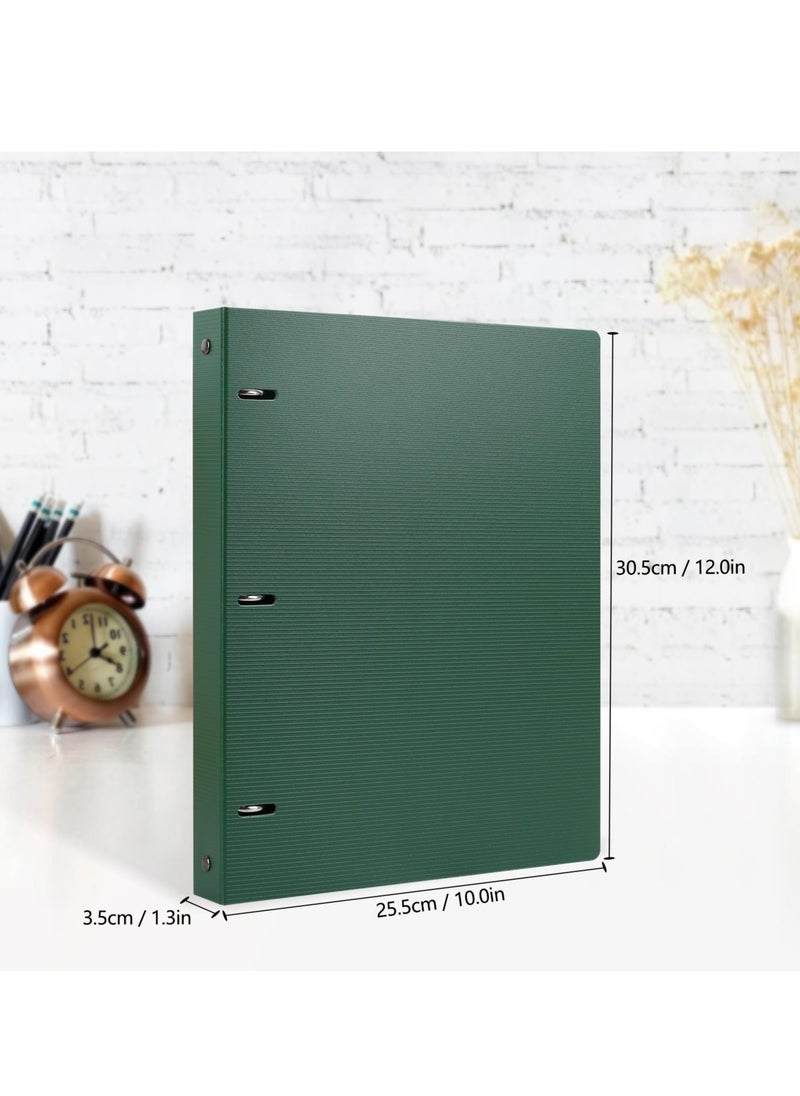 SYOSI - 2 Sets 1 Inch Heavy Duty 3 Ring Binder, Folder Presentation View Binders Hold up to 210 Sheets A4/Letter Size Paper, w/Clear Inside Pocket for School Office - Image 1