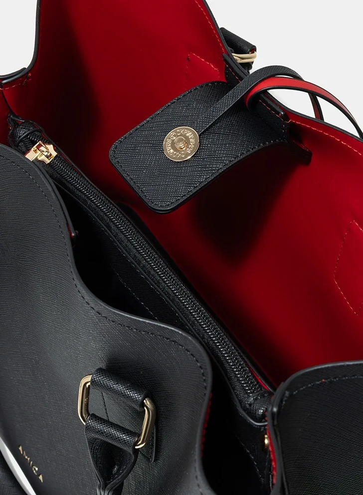 AMICA  Amalia Medium Sized Tote Bag for Ladies Black for Women | Best Price UAE