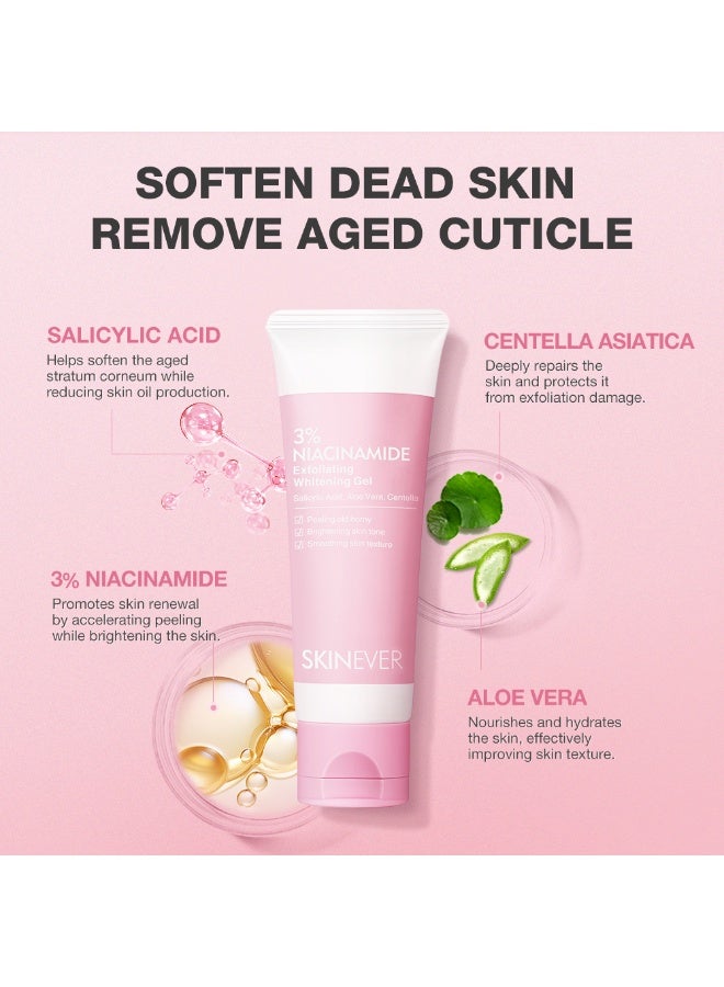 سكينيفر SKINEVER 3% Niacinamide Whitening Gel – Gentle Exfoliating & Brightening Skincare - Image 4