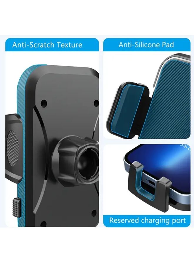 Black Car Phone Holder With Gel Pad Universal Fit For Trucks SUVs Sturdy Base Easy Installation Dashboard Mount Vehicle Accessory - Image 5