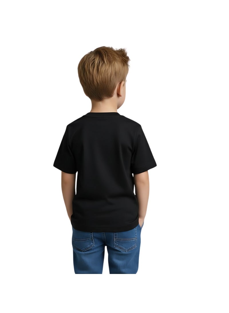 Dubai Cartoon Camel Printed Kids T-Shirt – Fun Souvenir Design For Boys – Soft Cotton Short Sleeve Tee - Image 5