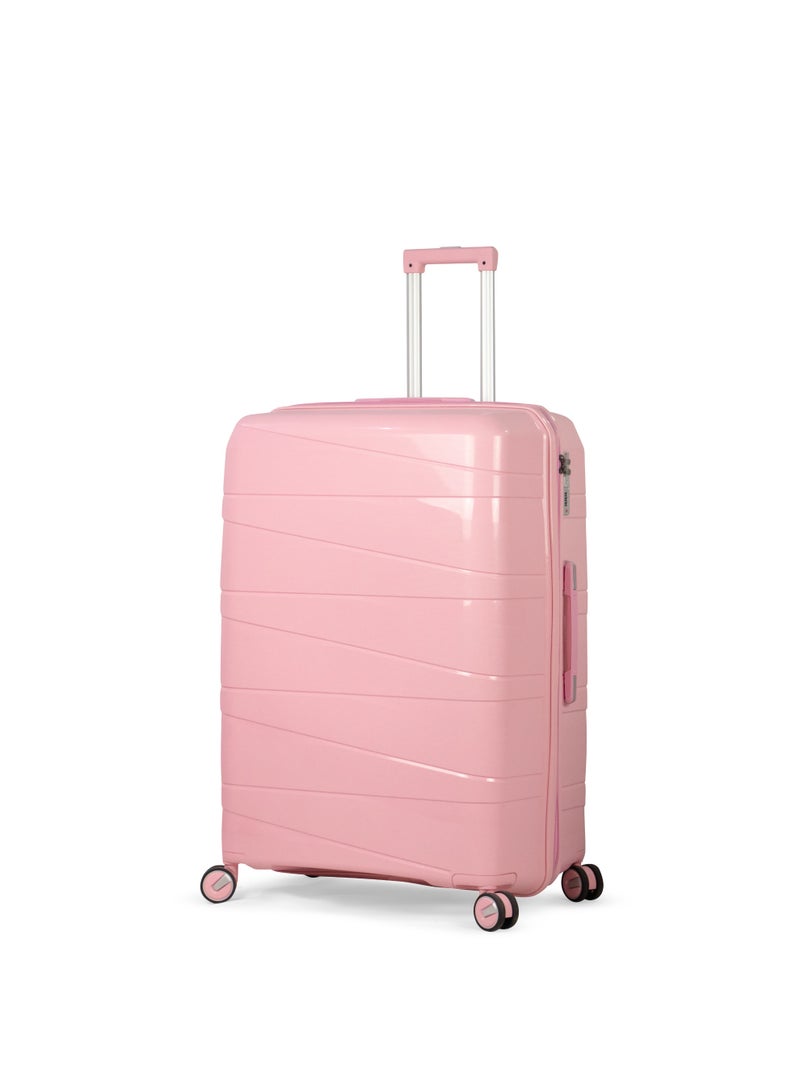 MUSSELZ MORTIZ - Comlpete Luggage Set 3 Piece -UNBREAKABLE PP(Pink) - Image 4
