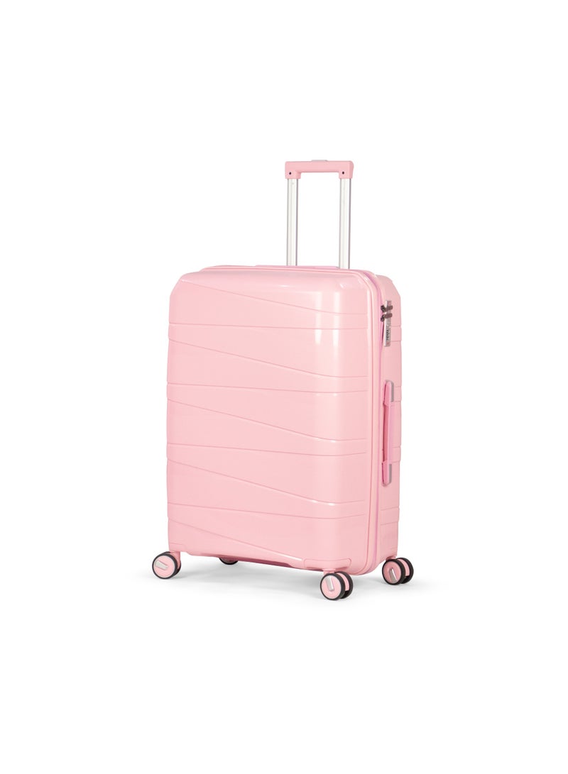 MUSSELZ MORTIZ - Comlpete Luggage Set 3 Piece -UNBREAKABLE PP(Pink) - Image 5