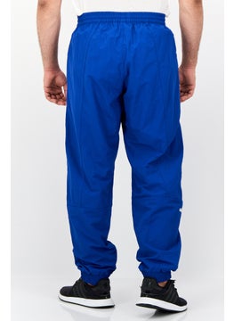 adidas Originals Men Sportswear Fit Printed Outdoor Track Pants, Royal Blue  - Image 3