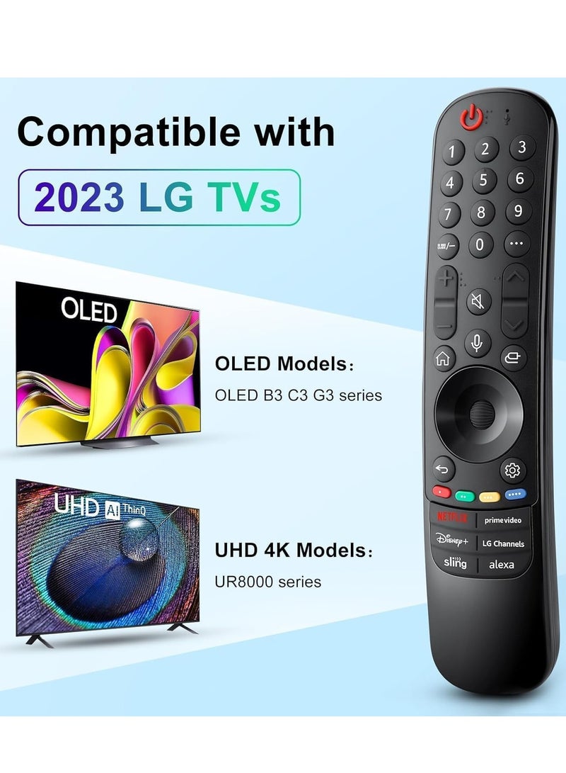 ELTRAZONE MR23GA Replacement Magic Bluetooth TV Remote with Mic – Compatible with 2023 Smart TVs Including Z3, G3, C3, B3, and OLED48A3AUA – Features Advanced Voice Control, Fast Bluetooth Pairing, Quick Access Buttons, Easy Navigation, Ergonomic Design, and Seamless Integration for an Enhanced Home Entertainment Experience - Image 5