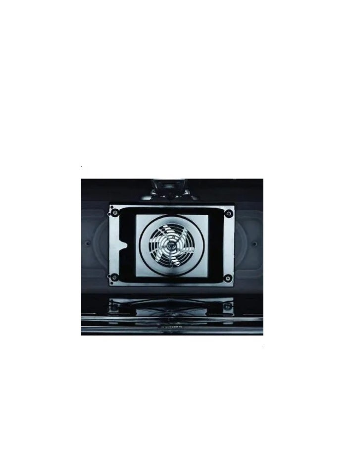 ZANUSSI - SteelMax Gas Cooker With Gas Oven and Hob, 4 Burners, 85 cm, Full Safety, Stainless Steel and Black - ZCG623A6XA - Image 1