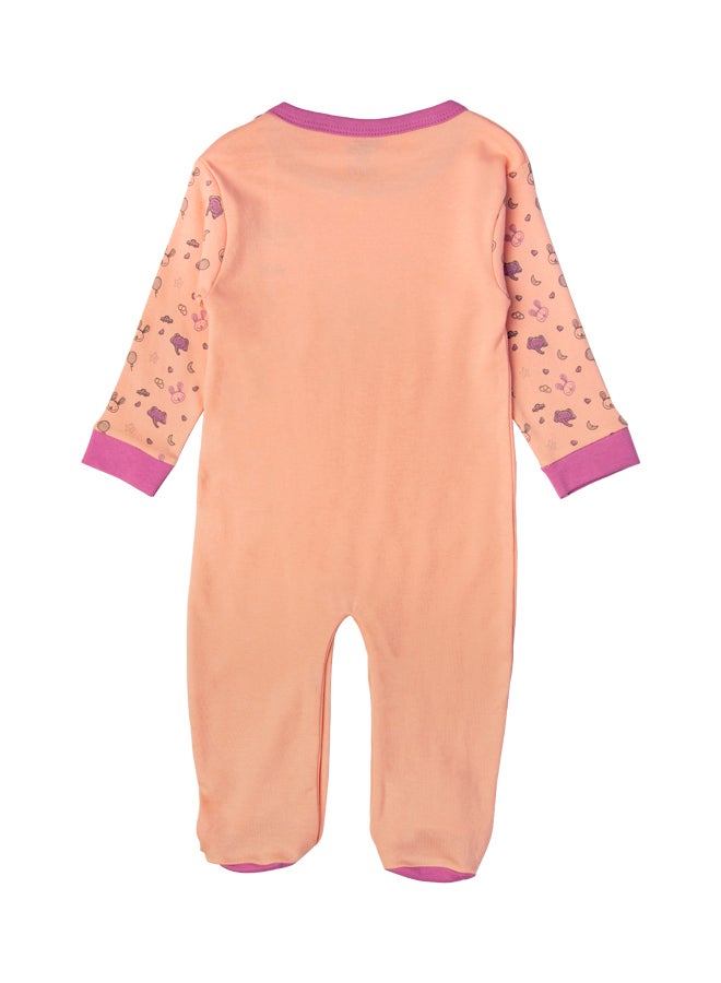 Babies Basic 100% Cotton Printed Long Sleeves Jumpsuit/Romper/Sleepsuit For Babies  - Image 5
