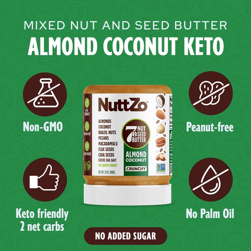 NuttZo Keto Nut Butter - 7 Nuts & Seeds Blend - Image 3
