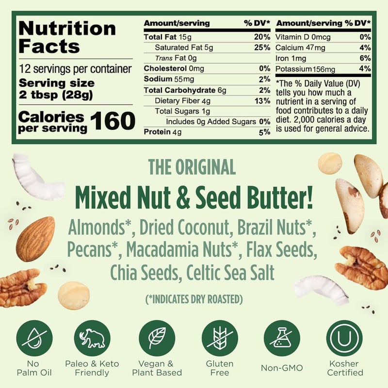 NuttZo Keto Nut Butter - 7 Nuts & Seeds Blend - Image 2