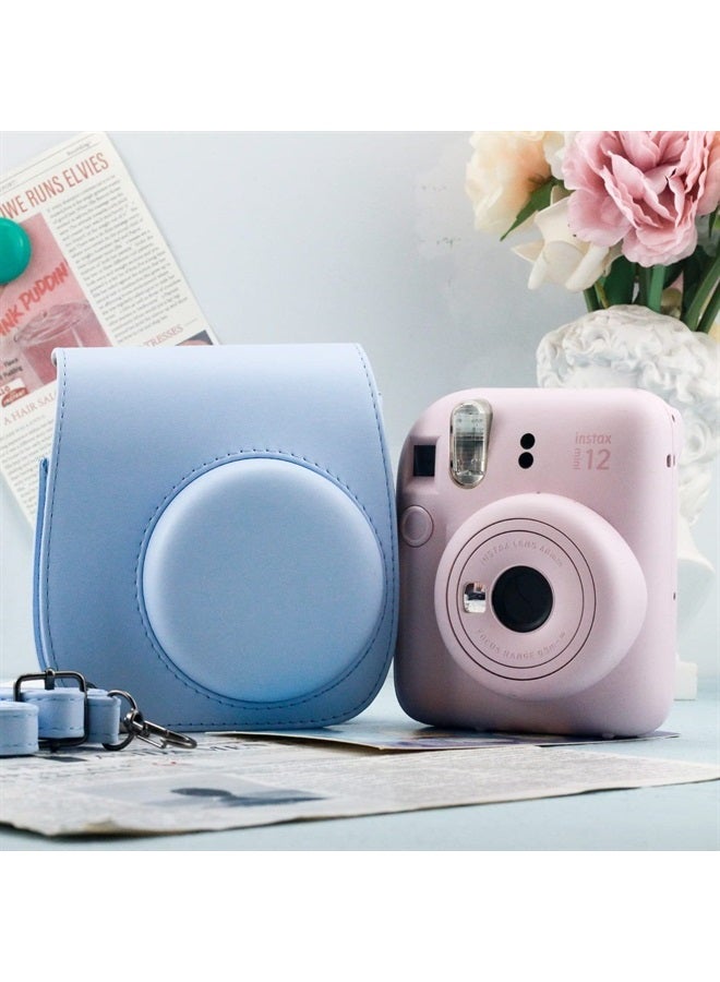 Frankmate Protective Case Compatible with Fujifilm Instax Mini 12 11 9 8 Instant Film Camera with Accessory Pocket and Adjustable Strap - Image 4