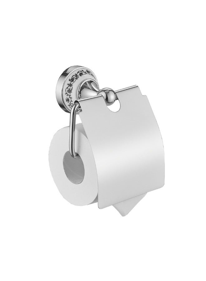 7 Pieces Chrome Ceramic Seat Bathroom Accessories Hardware Set - Image 4
