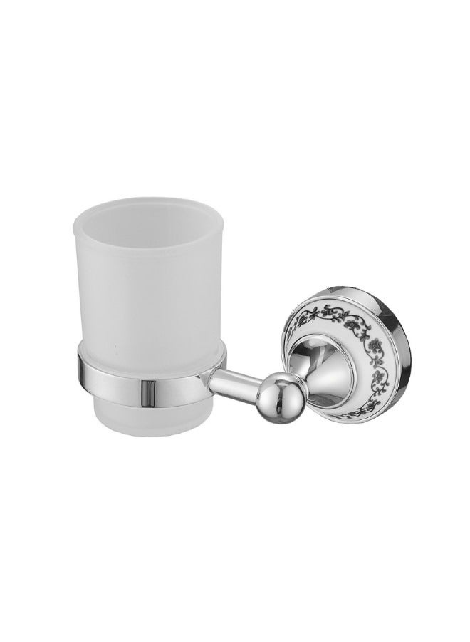 7 Pieces Chrome Ceramic Seat Bathroom Accessories Hardware Set - Image 5