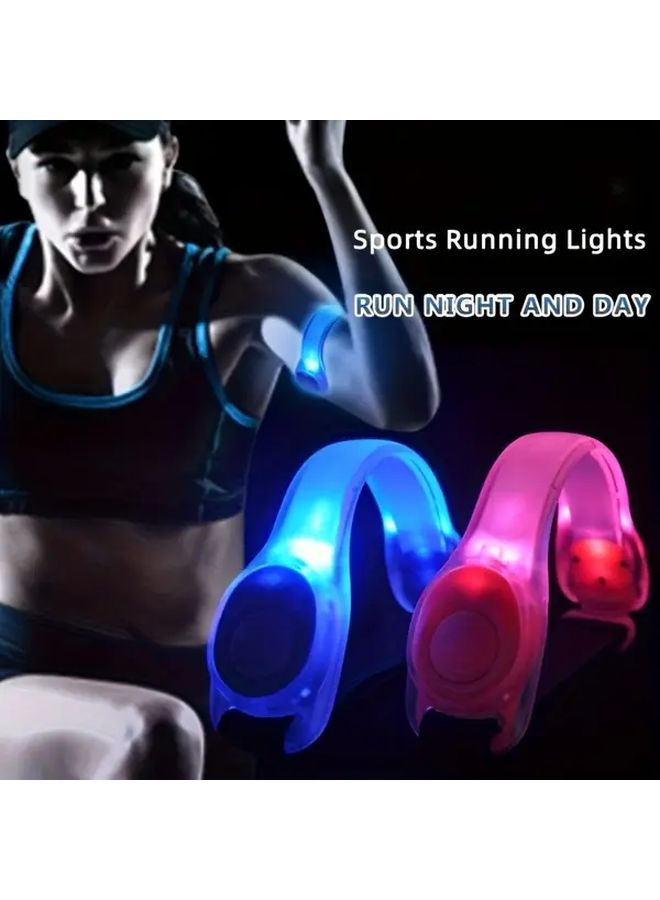 Red Outdoor Sports Running Lamp 2 Modes LED Light for Night Hiking Cycling Arm Ankle Strap - Image 1