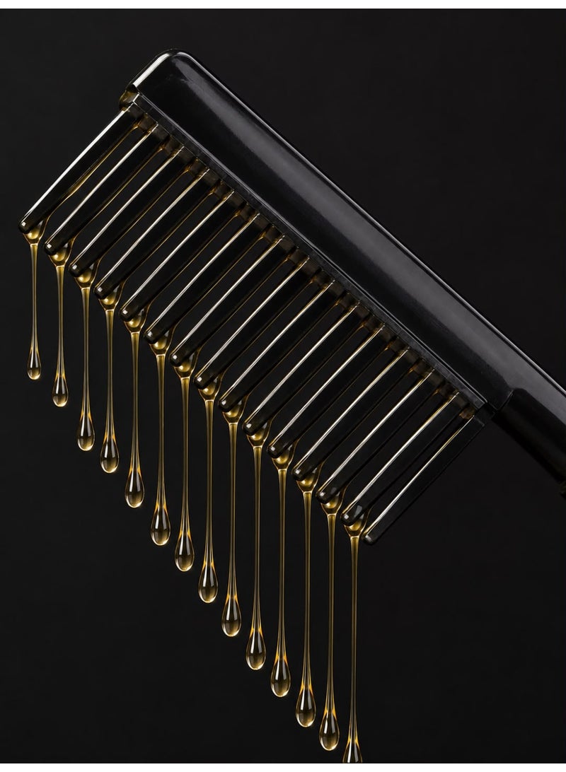 Hair Dye Brush Bottle, Root Comb Applicator, Bottle Comb Hair Dye Bottle With Graduated Scale, for Brush Shampoo Hair Color Oil Comb Applicator Tool Squeezable, Multicolor - Image 3