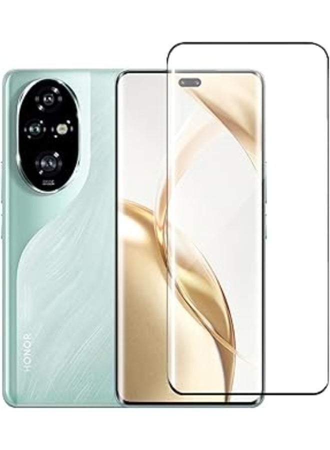 Screen Protector For Honor 200 Pro , 5D Tempered Glass Protector 9H Hardness, Bubble Free, HD Clear Honor 200 Pro Screen Protector