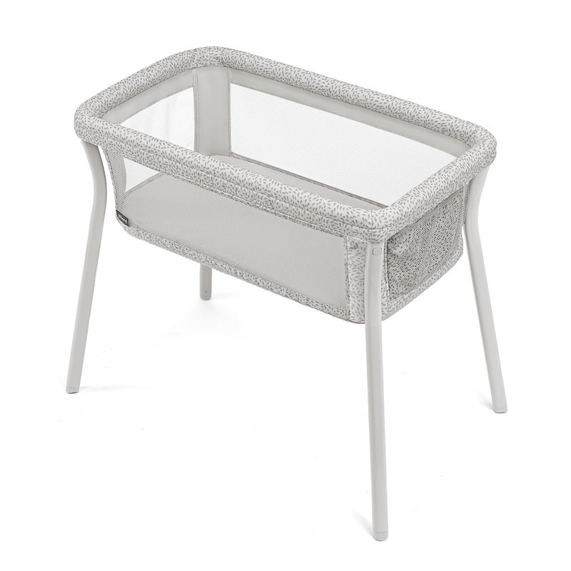 Chicco LullaGo Anywhere Portable Bassinet, Lightweight, Space-Saving with Waterproof Mattress and Fitted Sheet, Travel-Friendly, Includes Carry Bag, Lyric/Beige - Image 1