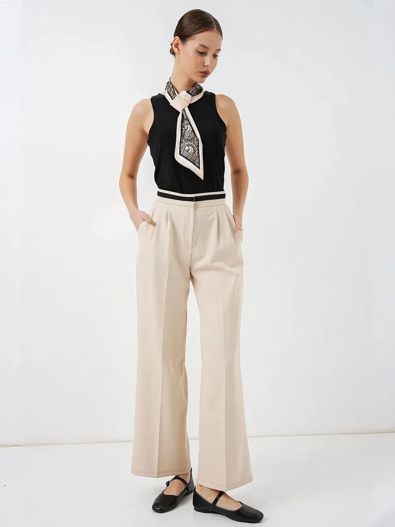بيغ دارت BDART High Waist Wide Leg Trousers with Pockets