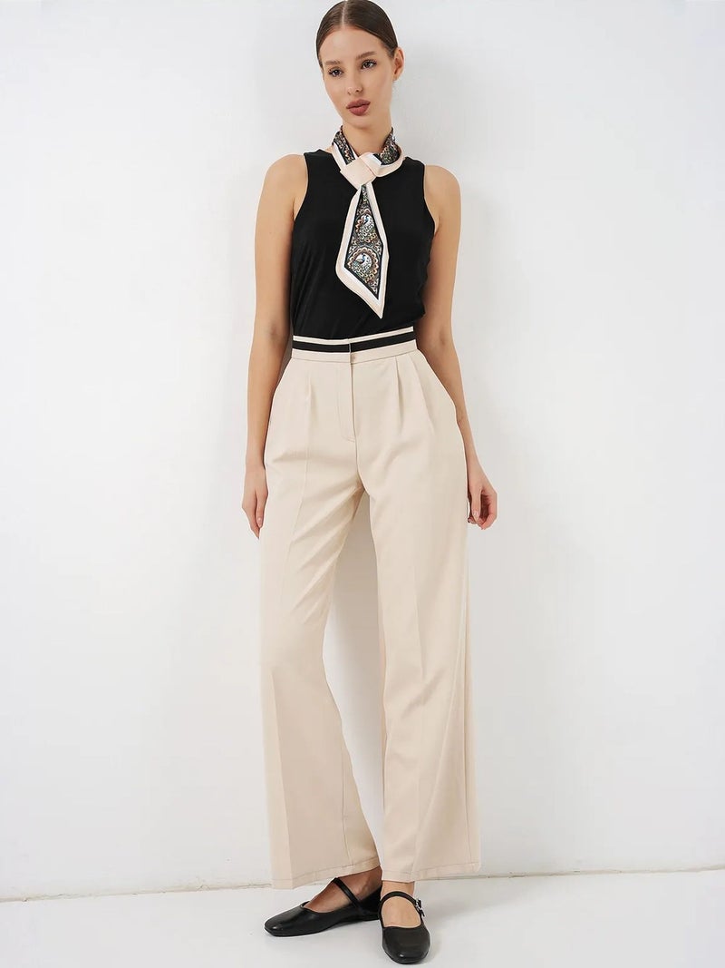 BIG DART BDART High Waist Wide Leg Trousers with Pockets - Image 5