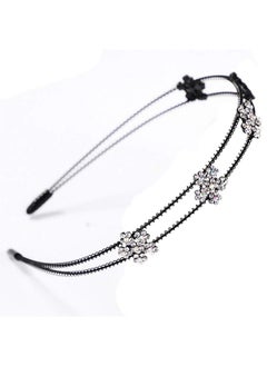 1Pc Fashion Bridal Rhinestone Crystal Headband Flower Double Layer Metal Hairband Headdress Hair Accessories For Women Girls Hair Decorative - pzsku/Z0A23F151C3F1271183F9Z/45/_/1735567172/b72a1f35-fe0e-4e75-84cc-e9aebf4db885