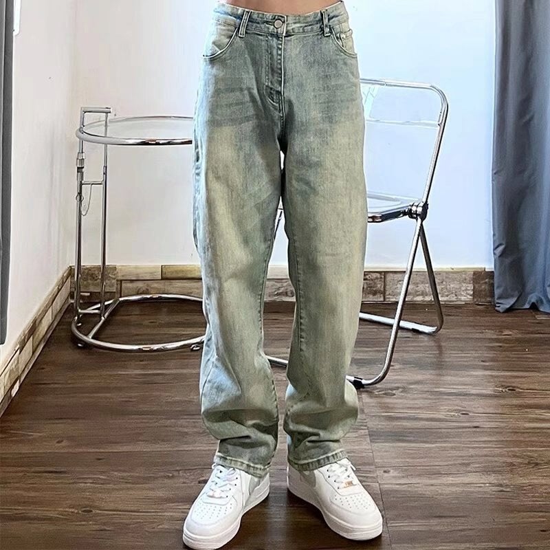 Unisex Casual Daily Denim Jeans - Image 2