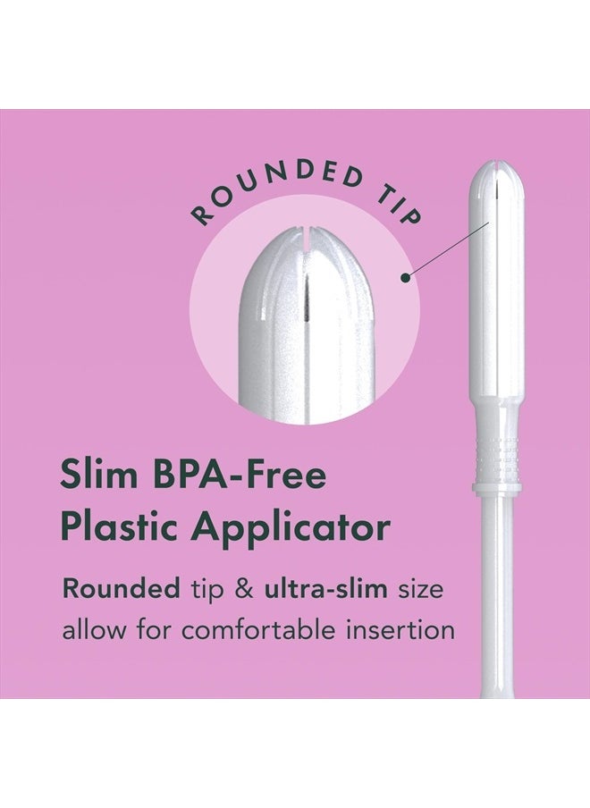 Rael - Tampons, Slim Applicator Made with Organic Cotton Core - Tampons Multipack, Regular and Super Absorbency, BPA-Free, Leak Locker Technology, Unscented, Chlorine Free (40 Count, Bundle) - Image 1