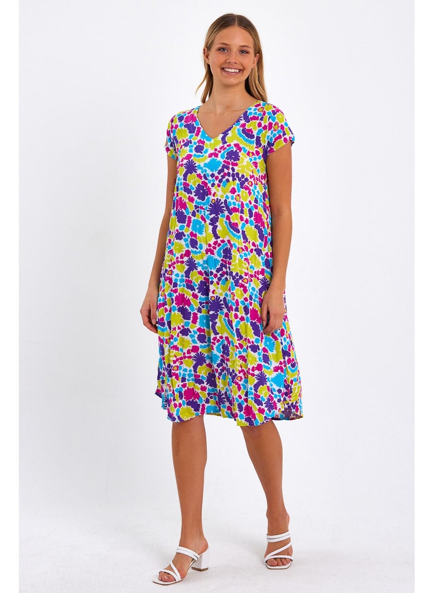 Rodi Women's Patterned Dress DS23YB0011T5  - Image 4