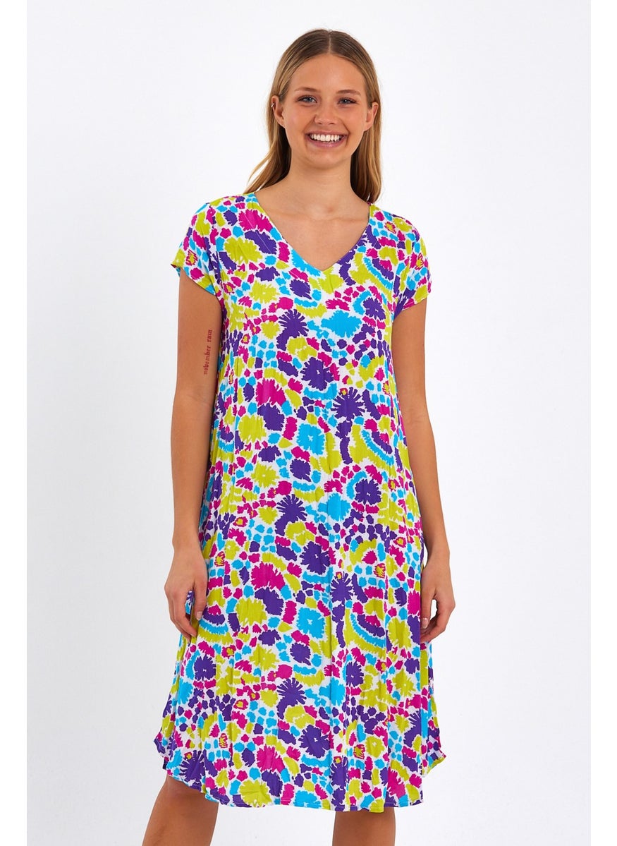 Rodi Women's Patterned Dress DS23YB0011T5  - Image 3