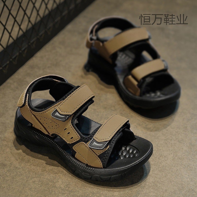 Fujian Big Manufacturers New Summer Sandals Boys Trendy Children'S Sandals Casual Sports Beach Shoes Outdoor Large - Image 2