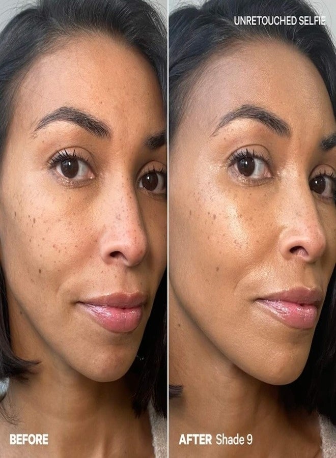 ميلك ميكب ميلك ميك أب، جل مرطب للبشرة يدوم 12 ساعة - درجة 9 - (تان متوسط، دافئ) | تغطية قابلة للبناء تدوم طويلاً، لمسة نهائية ندية طبيعية، 35 مل - Image 4