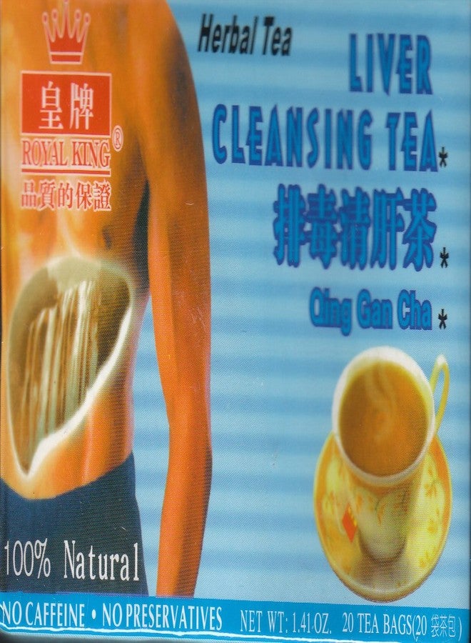 Royal King Liver Cleansing Tea 1.41 OZ 20 TEA BAGS - Image 1