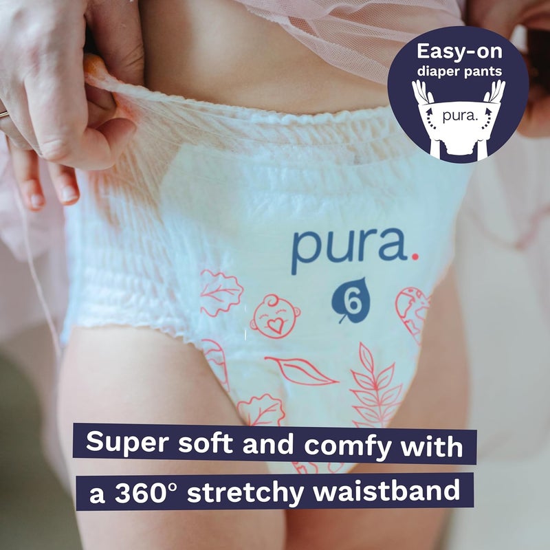Pura Size 7 Diaper Pants - 17 Count - Image 3