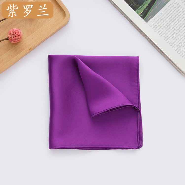 Supply Silk Handkerchief Suit Pocket Towel 100 Mulberry Silk Small Handkerchief Multi-Color Optional - Image 5