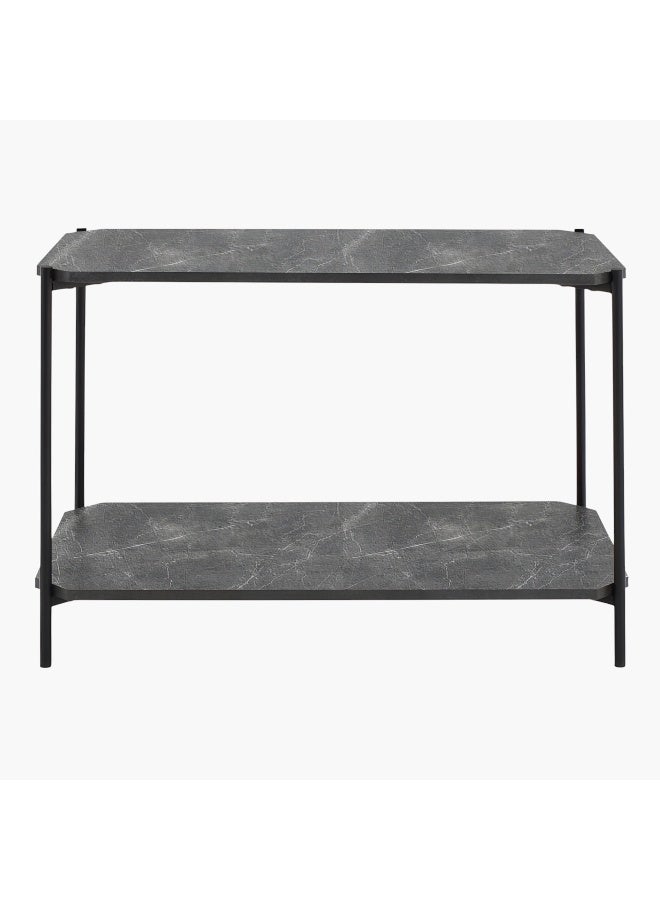 Home Box طاولة جانبية طويلة موفو لولا باللون الأسود - Image 4