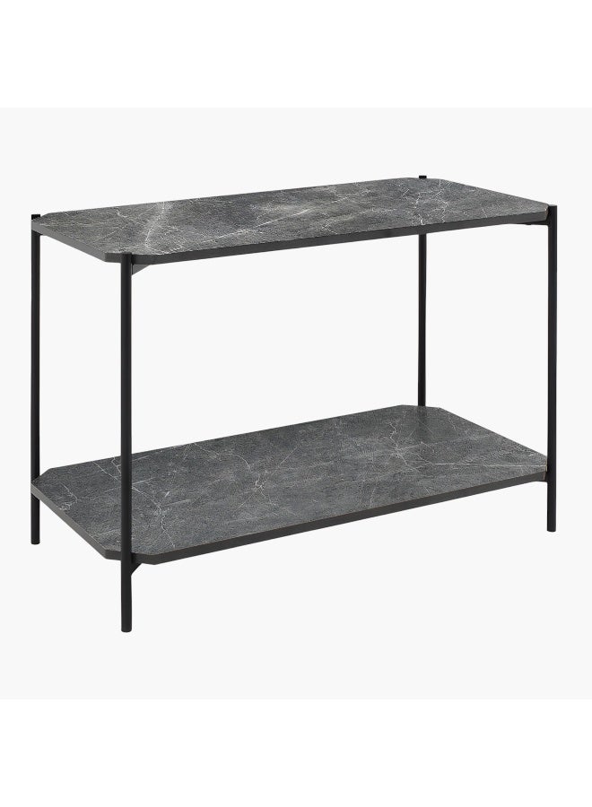 Home Box طاولة جانبية طويلة موفو لولا باللون الأسود - Image 3