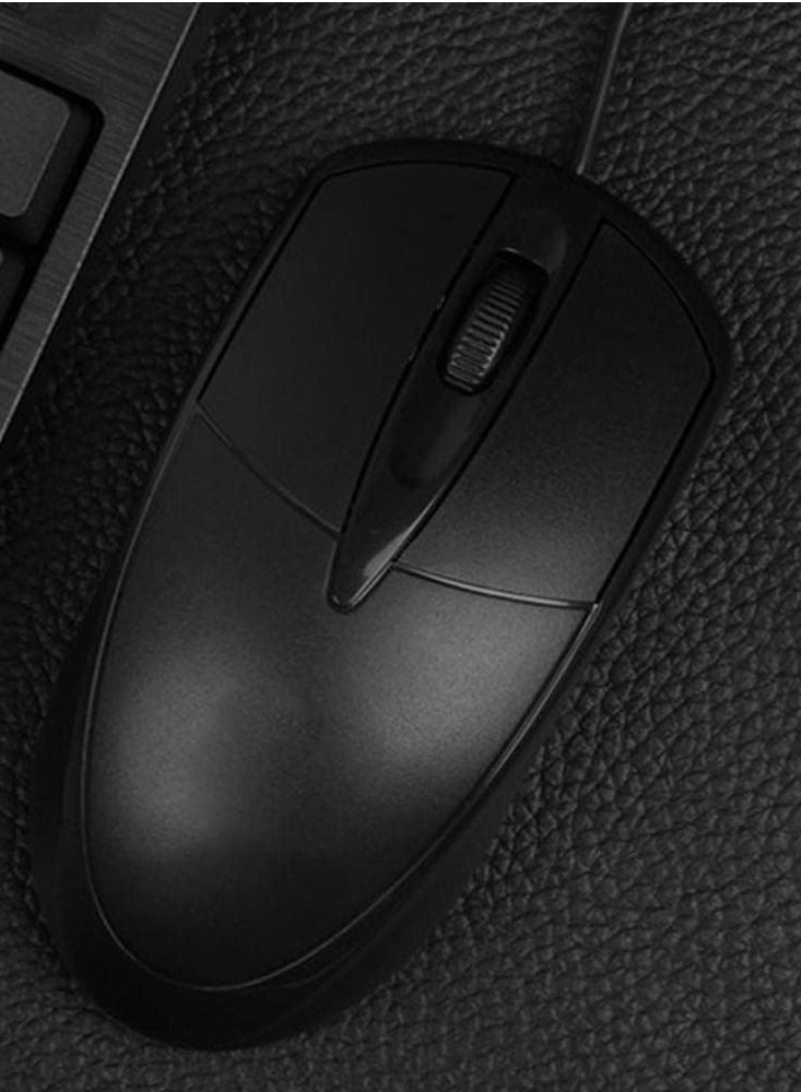 Set of 3 travel mouse pads, black color, small, slim, simple, smooth, for USB or wireless mouse, office, home, school, desktop computer desk, laptop, 7 x 8 inches.  - Image 5