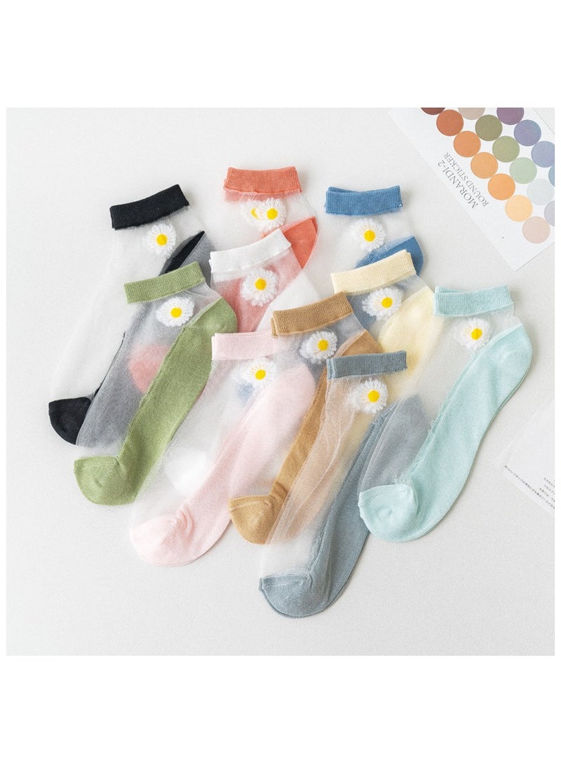 10PCS Women Ankle Socks Summer Socks - Image 1