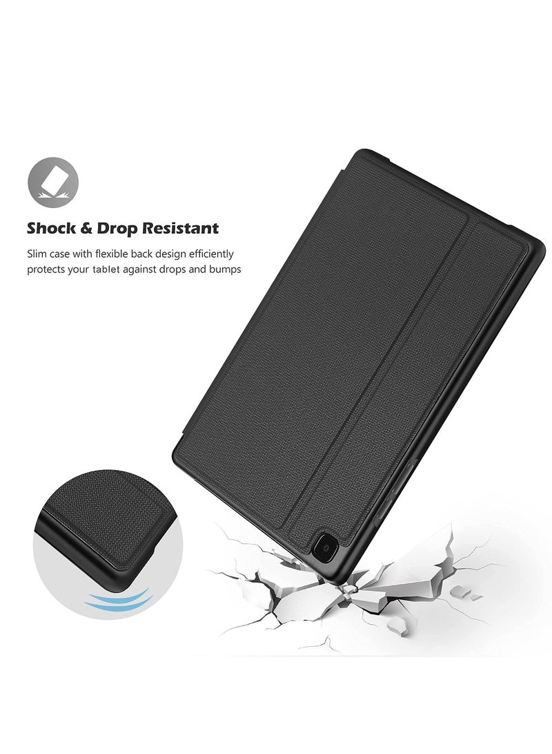 Procases Galaxy Tab A7 Lite 8.7 Inch 2021 Case Slim Stand Protective Case Folio Cover Black - Image 4