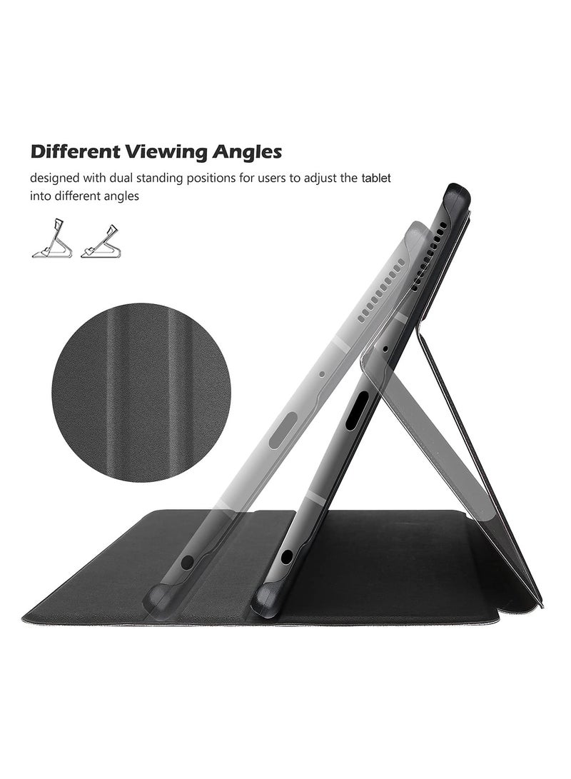 Procases Galaxy Tab A7 Lite 8.7 Inch 2021 Case Slim Stand Protective Case Folio Cover Black - Image 3