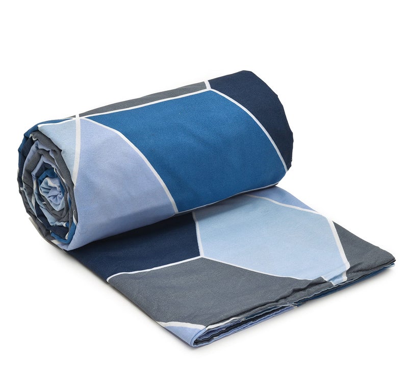 RRC Super Soft Microfiber Cotton Printed Single Duvet/Quilt/Comforter Cover (60" x 90" inch, Blue) - Image 3