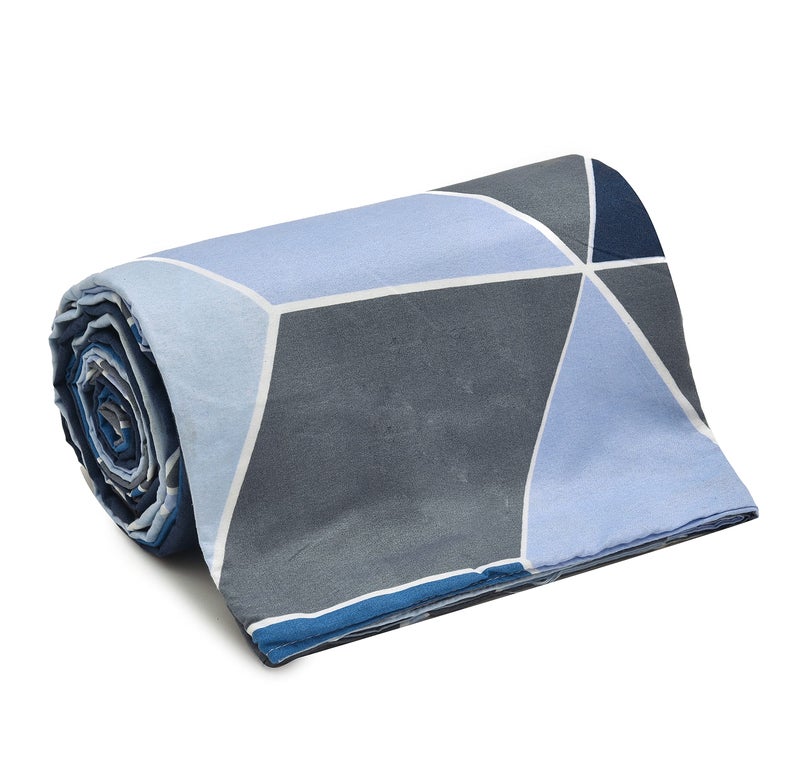 RRC Super Soft Microfiber Cotton Printed Single Duvet/Quilt/Comforter Cover (60" x 90" inch, Blue) - Image 5
