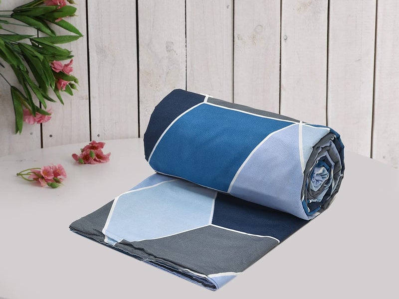 RRC Super Soft Microfiber Cotton Printed Single Duvet/Quilt/Comforter Cover (60" x 90" inch, Blue) - Image 2