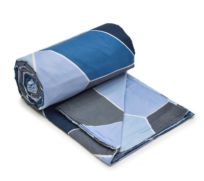 RRC Super Soft Microfiber Cotton Printed Single Duvet/Quilt/Comforter Cover (60" x 90" inch, Blue) - Image 4