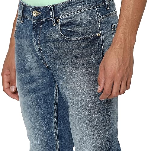Spykar Men's Rover Regular Fit Mid-Rise Casual Jeans Light Blue - Image 2